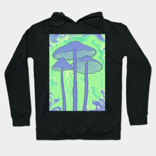 Groovy Purple Mushroom Trio Hoodie